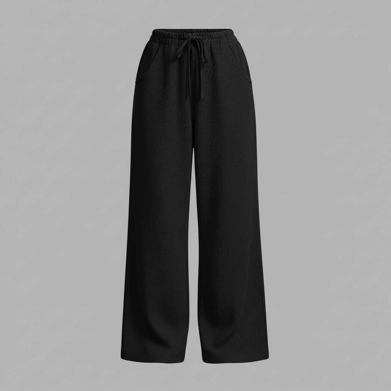 High-Waisted Corduroy Wide Leg Pants_ | Women's Trousers