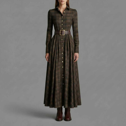 Jannali | Women's Long Sleeve Black Maxi Dress